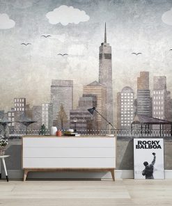 Abstract White Feathers Wallpaper Mural, Custom Sizes Available – Maughon's